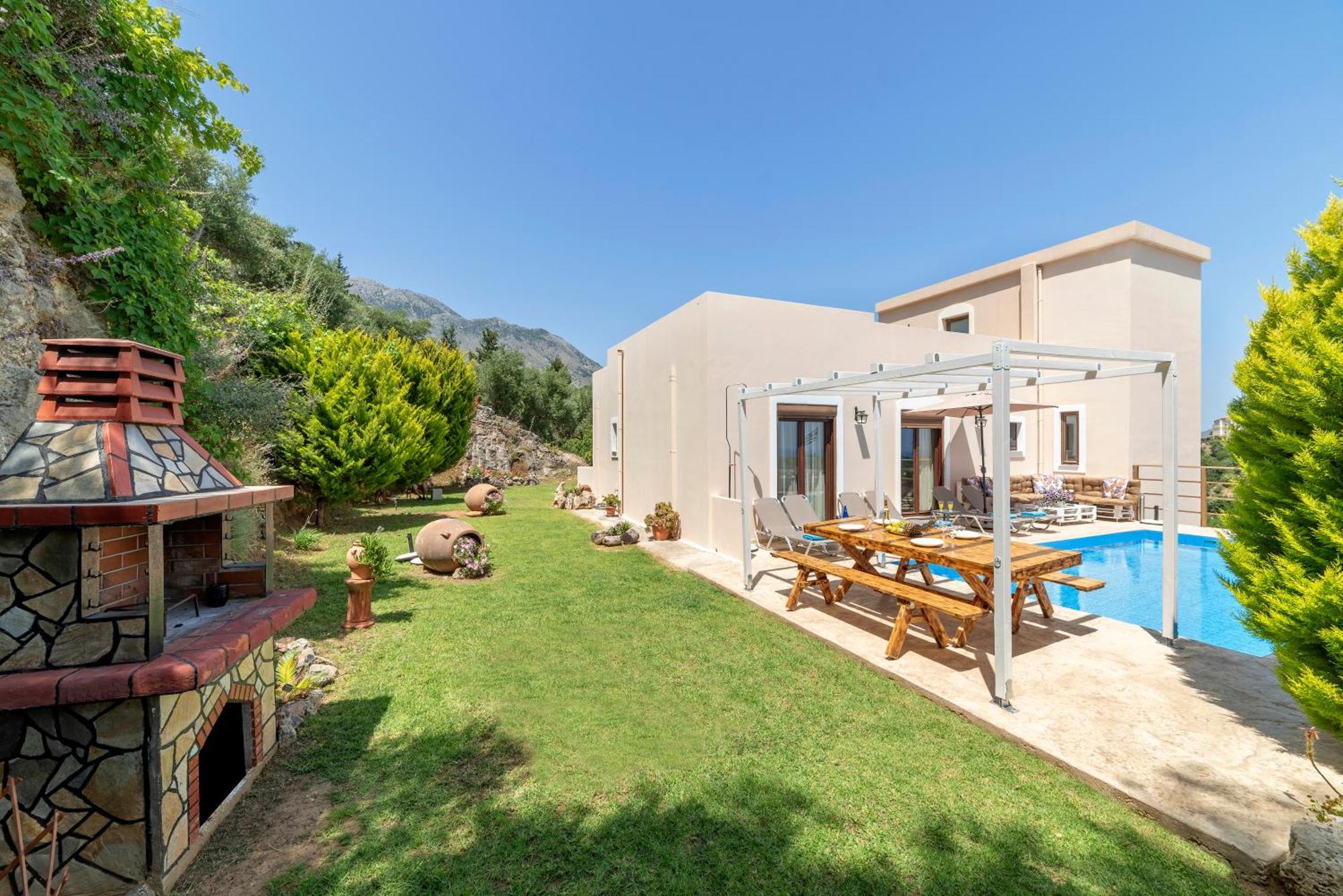 Cretan Sunny Villa Kournás Exterior foto